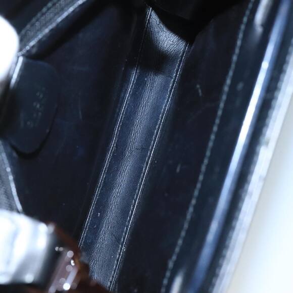 GUCCI Shoulder Bag Leather Black 001 2058 1855 6 - Picture 11 of 16